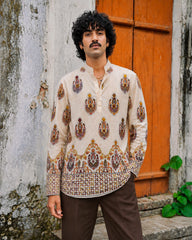 Ivory Mehrab Kurta Shirt