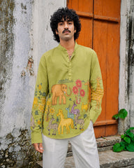 Safari Meadow Kurta Shirt