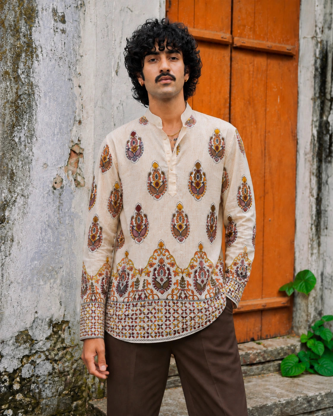 Ivory Mehrab Kurta Shirt
