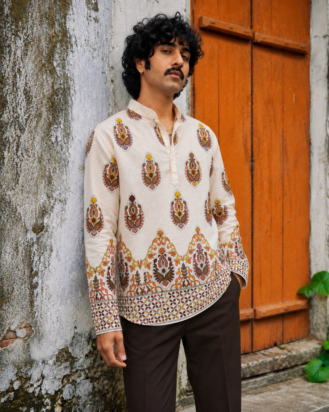Ivory Mehrab Kurta Shirt