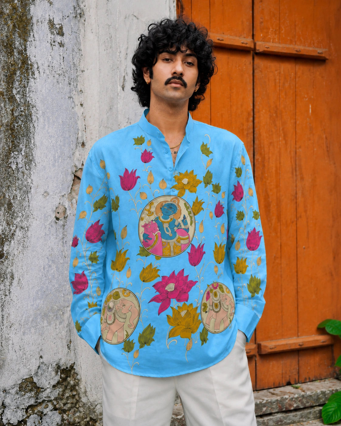 Yamuna Bloom Kurta Shirt