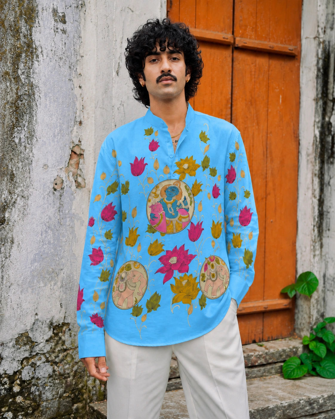 Yamuna Bloom Kurta Shirt