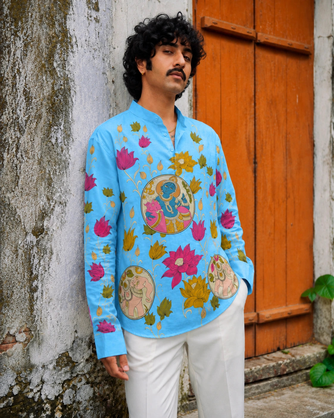 Yamuna Bloom Kurta Shirt