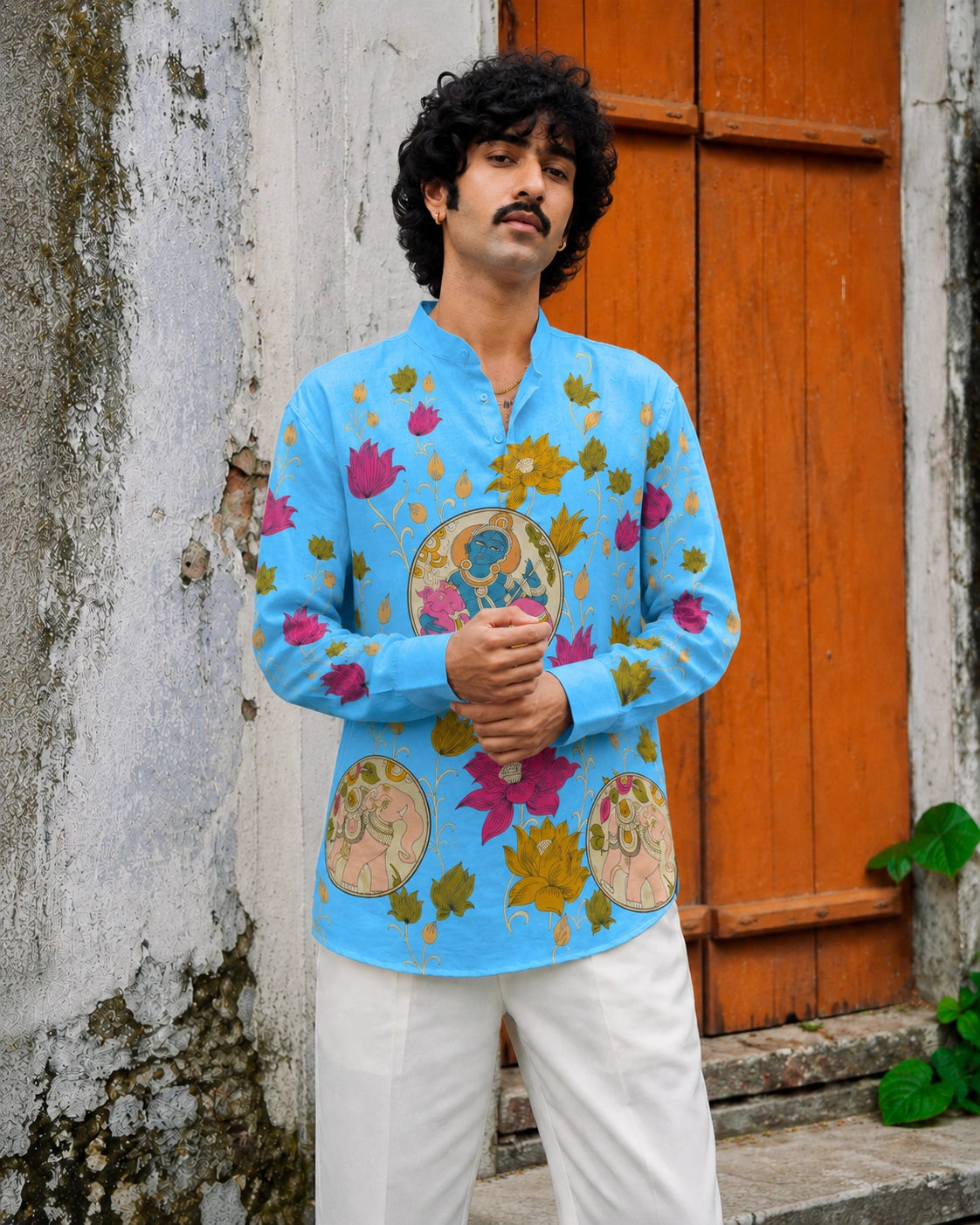 Yamuna Bloom Kurta Shirt