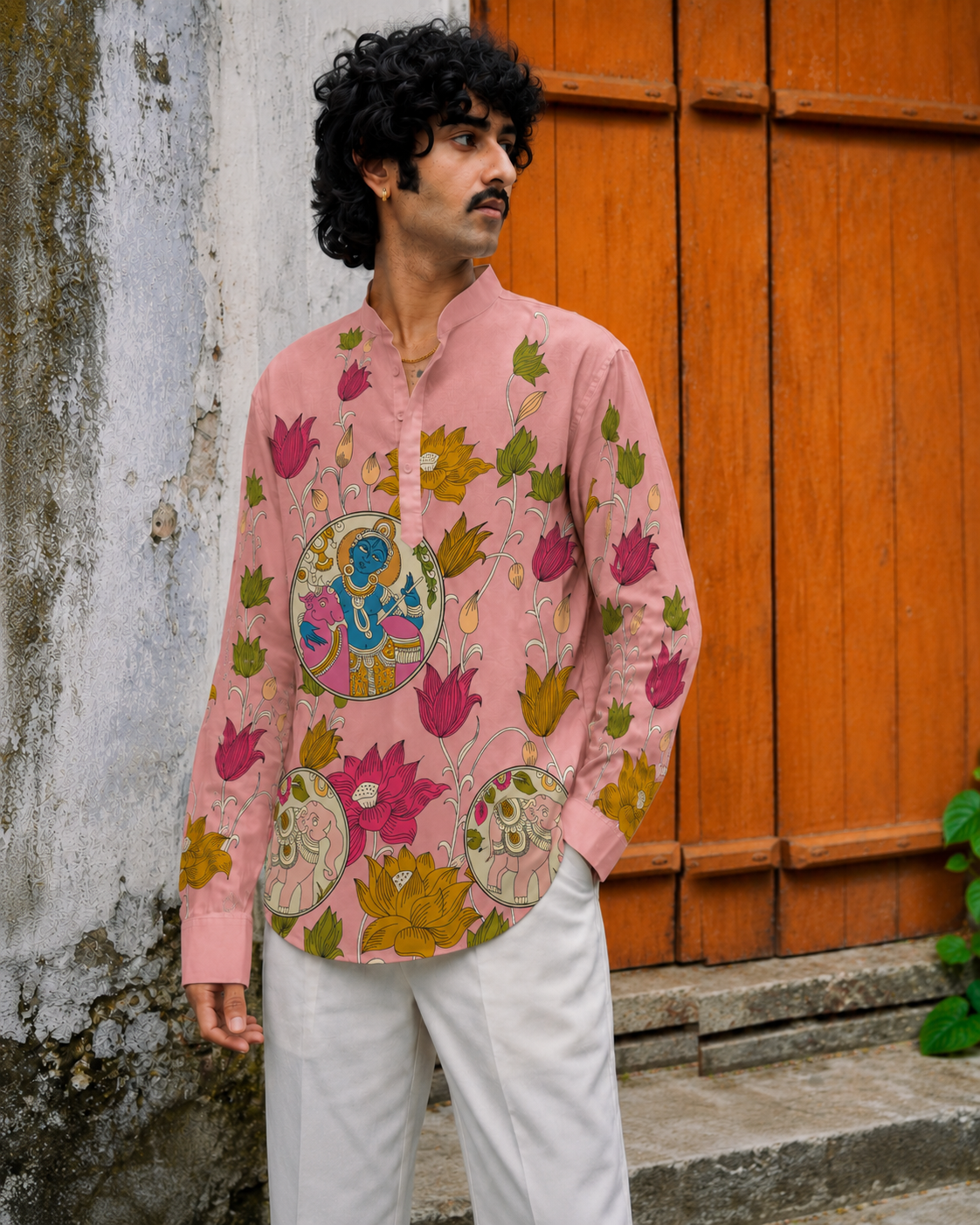 Gokul Bloom Kurta Shirt