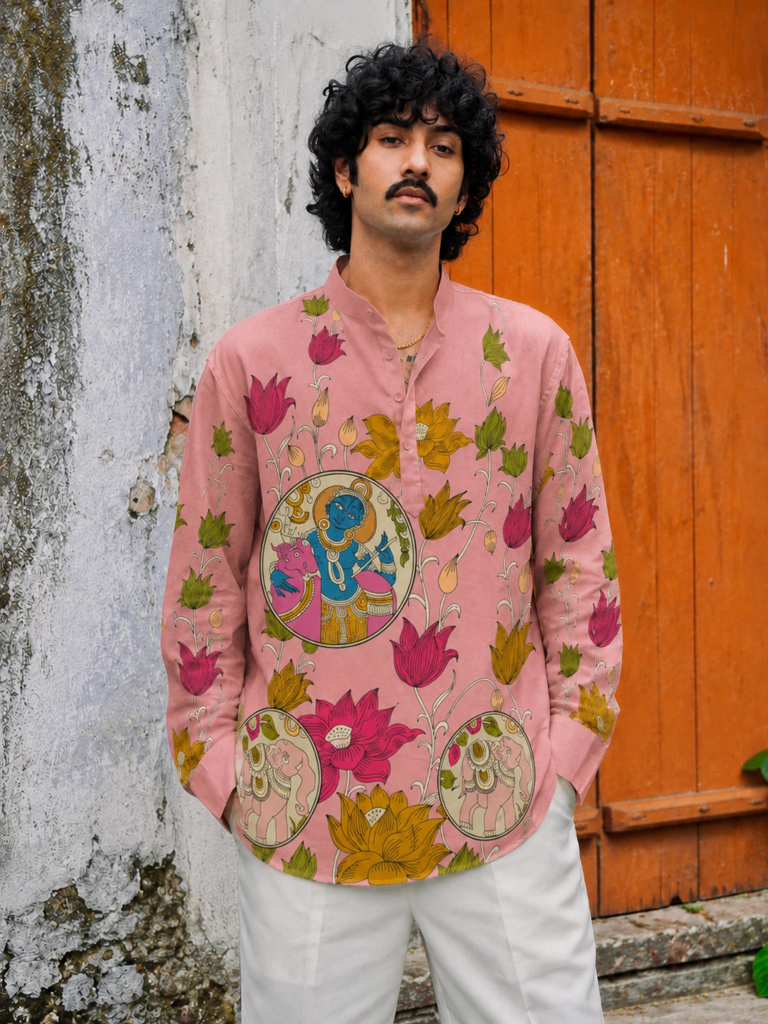 Gokul Bloom Kurta Shirt
